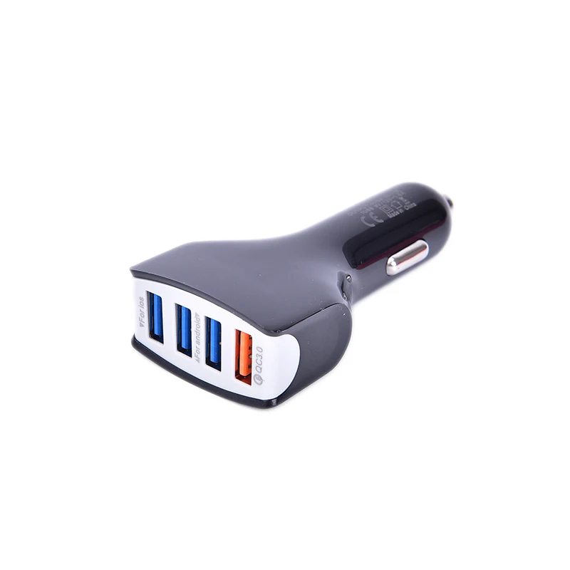4 USB Автомобильное зарядное устройство Powstro Быстрая зарядка 3 0 для мобильного