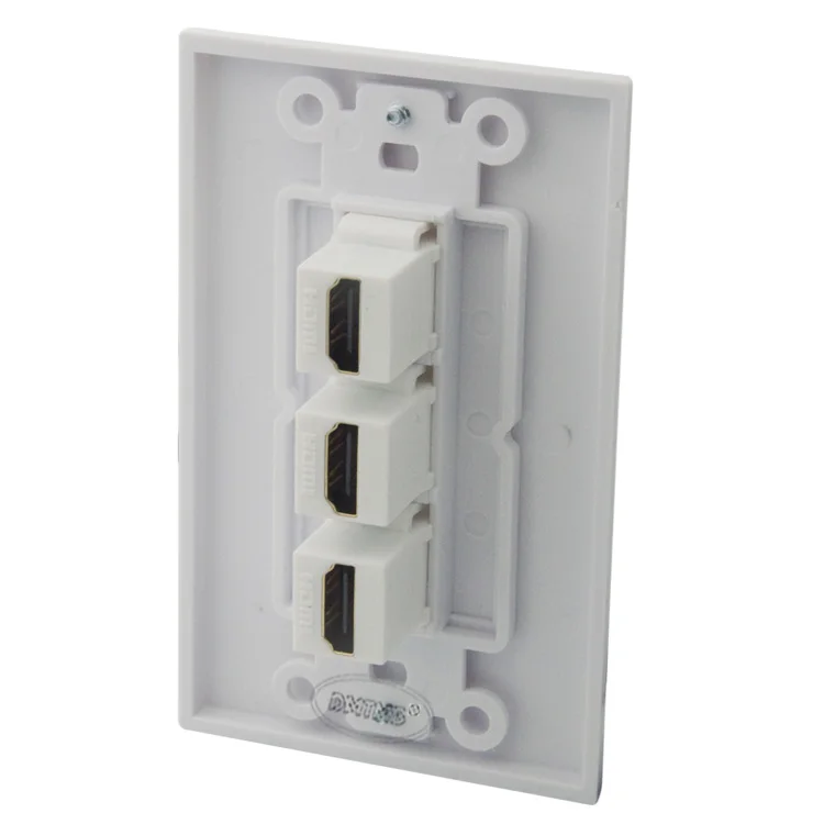 3 х HDMI настенная пластина с разъемом Мама мама|hdmi wall plate|wall platewall plate hdmi |