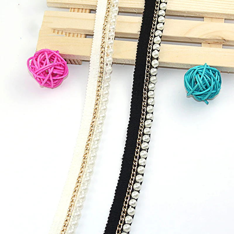 Горячая Распродажа жемчужная цепочка стандартная ширина 20 мм кружевные тканевые