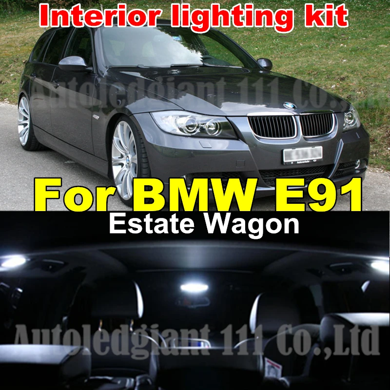 WLJH 17x Canbus No Error Car LED for BMW 3Series E91 Estate Wagon Interior light kit 330i 325xi 325i 328i M3 2006-2012 | Автомобили и