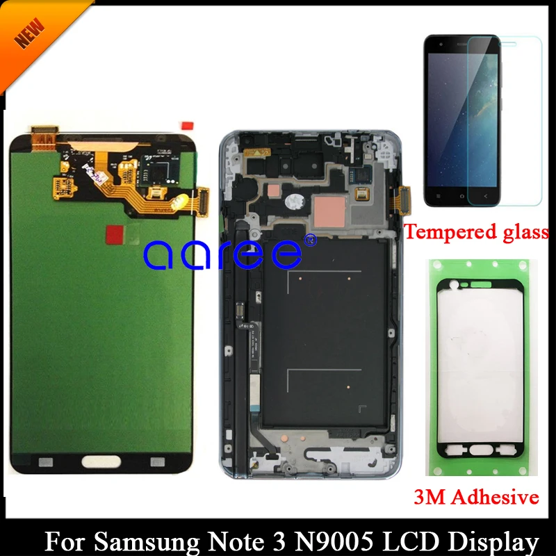 100% протестированный супер AMOLED для SAMSUNG Note 3 N9005 дисплей Samsung N900A ЖК экран сенсорный