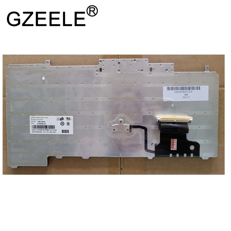 Клавиатура для ноутбука GZEELE английская клавиатура DELL Latitude D620 D630 D631 D820 D830 PP18L