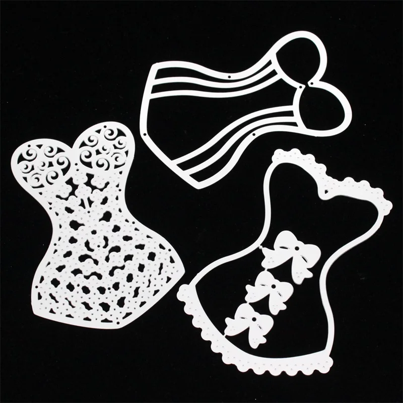 Маленький размер милый корсет металлические режущие штампы трафареты для DIY