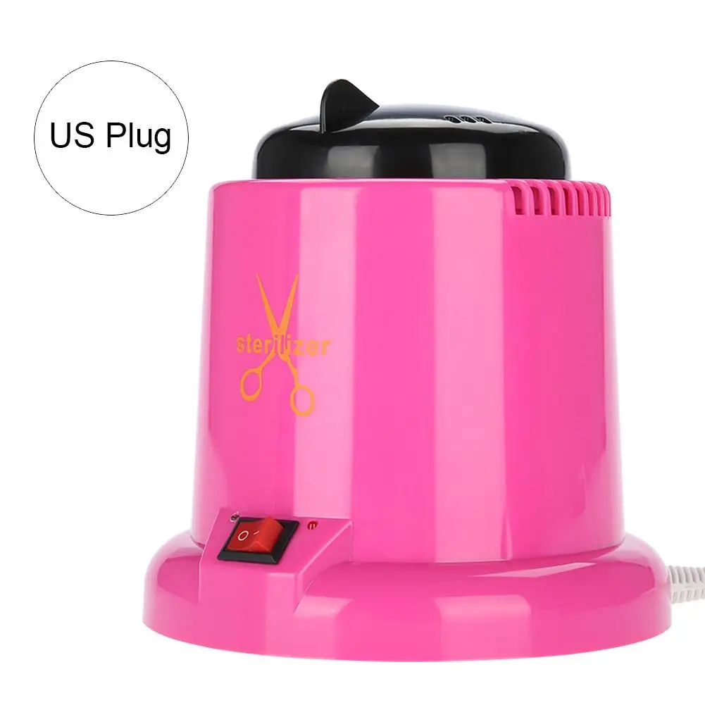 US Plug Rose Ножницы-пинцет татуировки стерилизатор дезинфицирующая машина маникюр стерилизатор коробка иглы татуировки приспособления для ухода за ногтями Microblading - Цвет: US Plug Rose