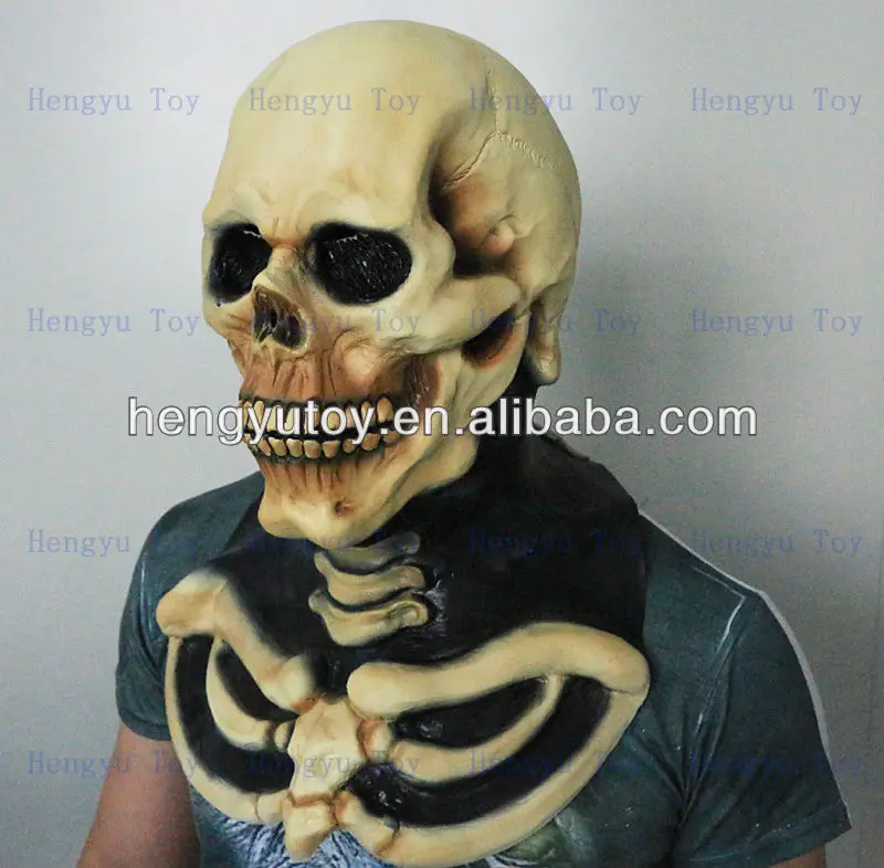 2014 Новая высококачественная латексная маска для головы черепа Хэллоуина|masking paper