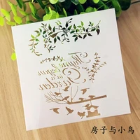 layering stencils wall painting diy scrapbook diary stamp album decor paper card template coloring embossing supplies reusable
