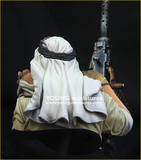 1/10 BRITISH SAS JEEP GUNNER Северная Африка 1941 военный предмет фигура из смолы грудь GK без