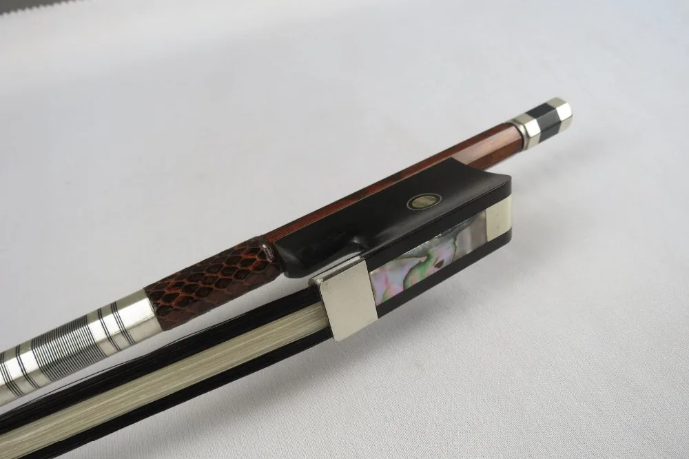 

Balance,France style letterwood 3/4 bass bow.white+black+white