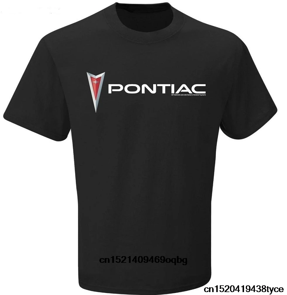 Распродажа новая модная летняя хлопковая Футболка с логотипом Pontiac|Мужские