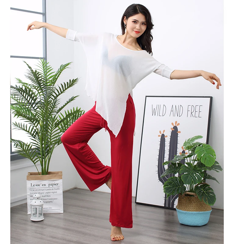 Новинка 2019 просторная Одежда для танцев тренировочный топ новая одежда