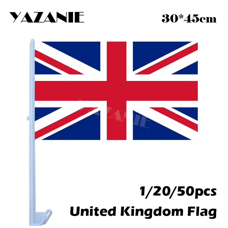 YAZANIE 30*45 см 1/20/50 шт Великобритания окна автомобиля флаги и баннеры