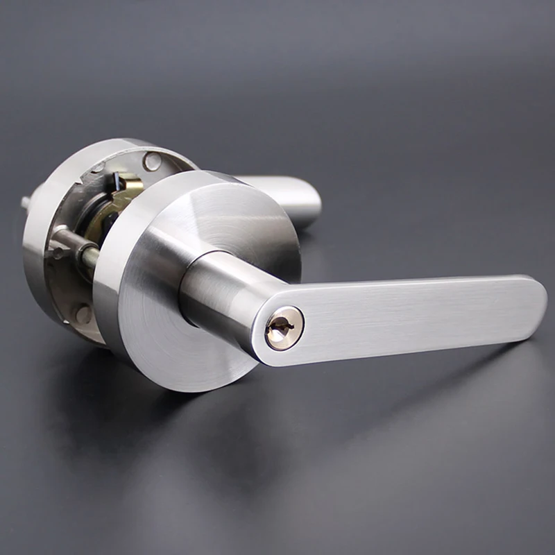 Высококачественные дверные ручки с Одним Болтом Внутренний замок 3 ключами цвета
