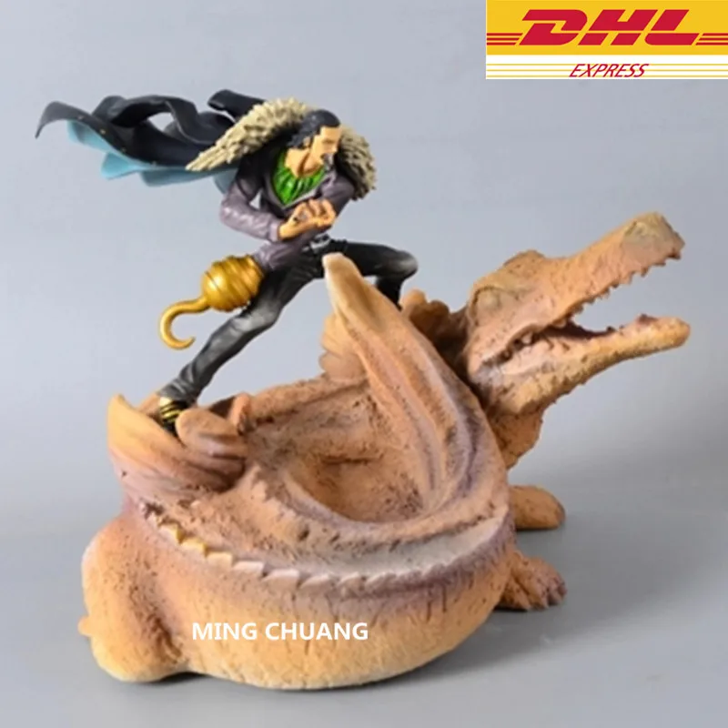 

ONE PIECE Statue Sir Crocodile Bust Seven Warlords Of The Sea Sand Crocodile GK 23CM Action Figure Collectible Model Toy J421
