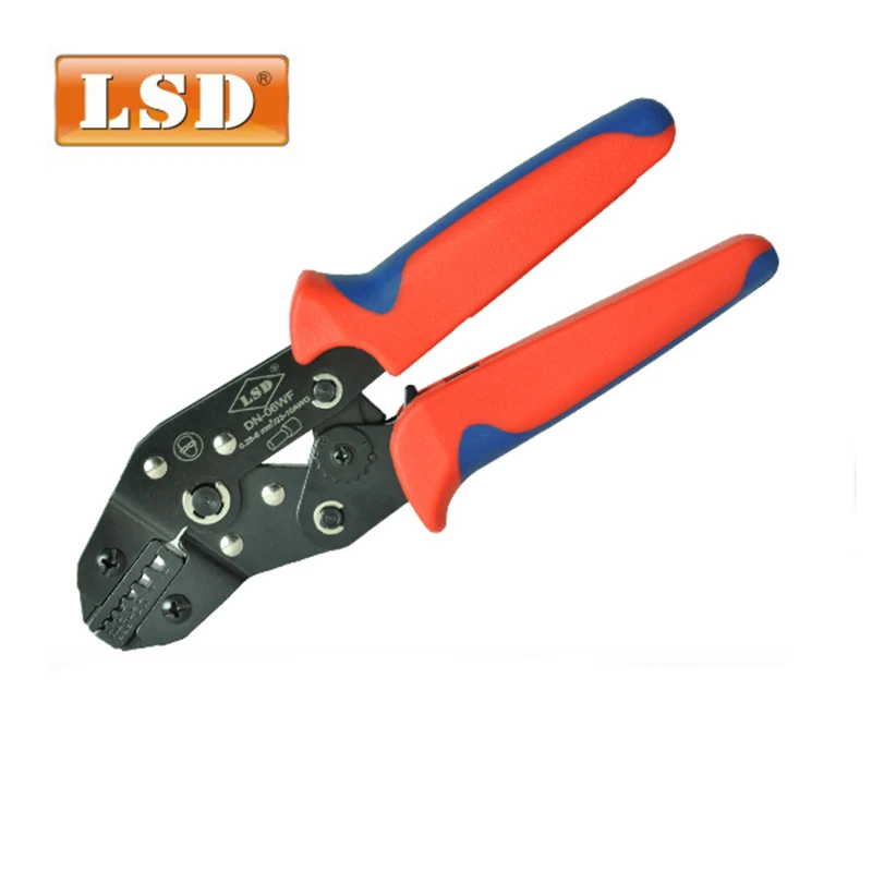

terminal crimping tool ratchet bootlace ferrule crimper DN-06WF 0.25-6mm2 cord end terminals crimping plier