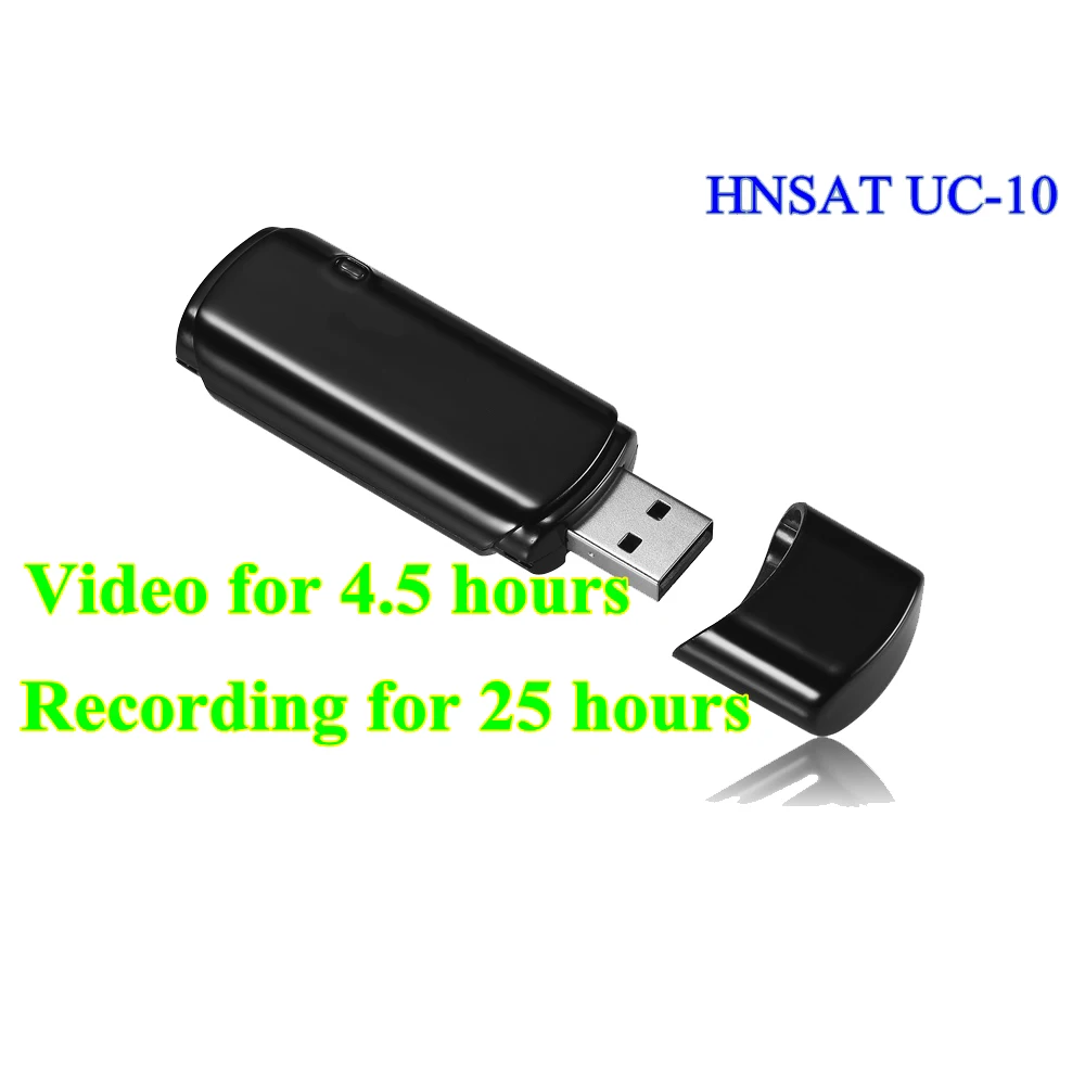 USB диск DVR супер диктофон с камерой аудио и видео запись флэш накопитель черный