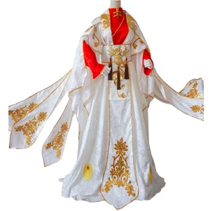costume 175cmH Xie Lian Prince YueShen Cos Белый Красный мужской косплей Hanfu для аниме основатель диаболизма Древний китайский мужской костюм Hanfu - Цвет: costume 175cmH