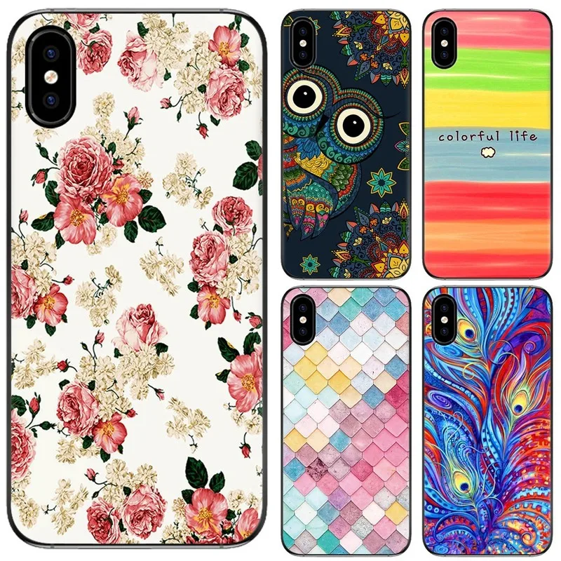 Missbuy милый мультфильм животных шаблон телефона Чехлы Для Doogee X55 случае Мрамор