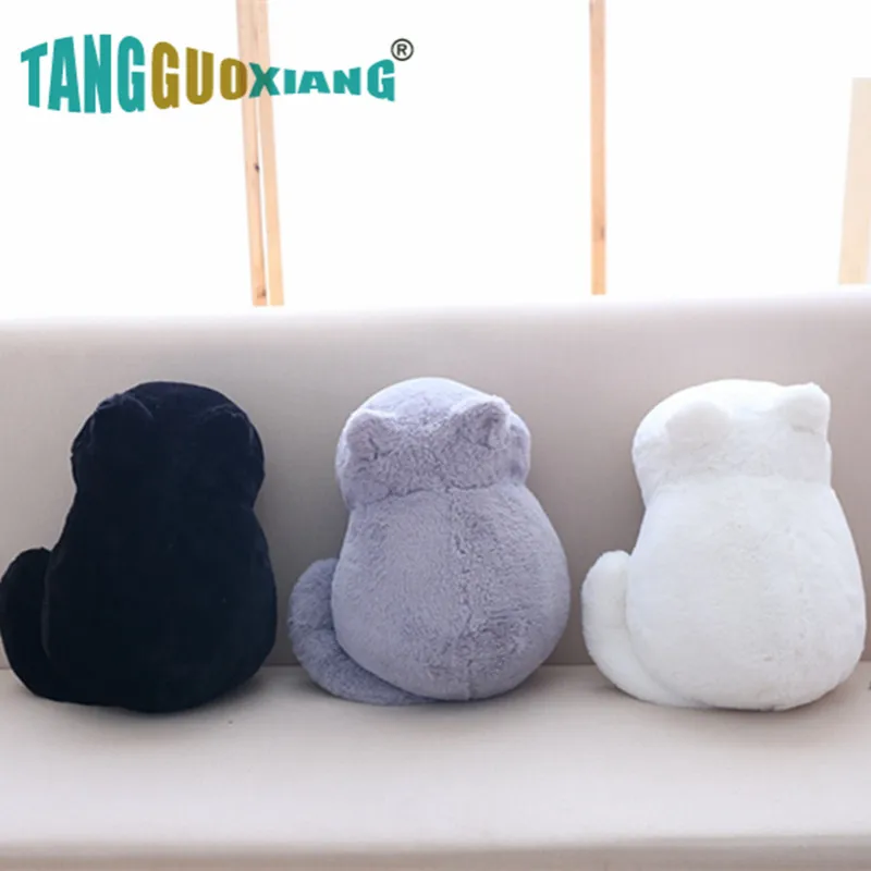 Kawaii Плюшевые игрушки для кошек, укомплектованные милыми тенями, куклы для кошек, детские подарочные куклы, милые игрушечные животные, 3 цвета, украшение для дома, мягкие подушки