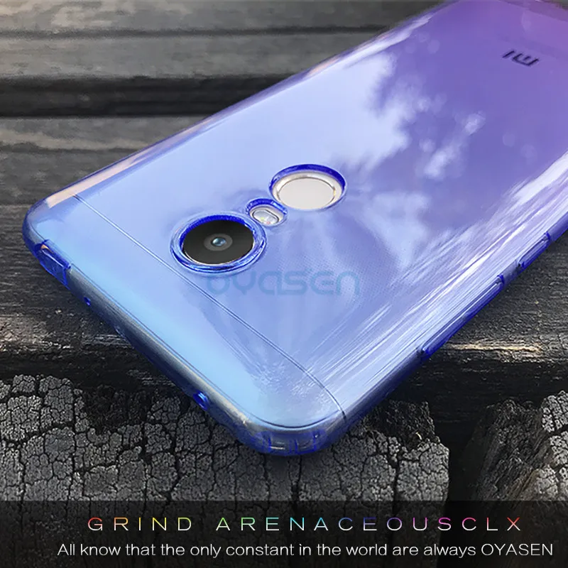 Градиентные цветные Чехлы для Xiaomi Redmi 5A 5 Plus ультра-тонкий защитный силиконовый