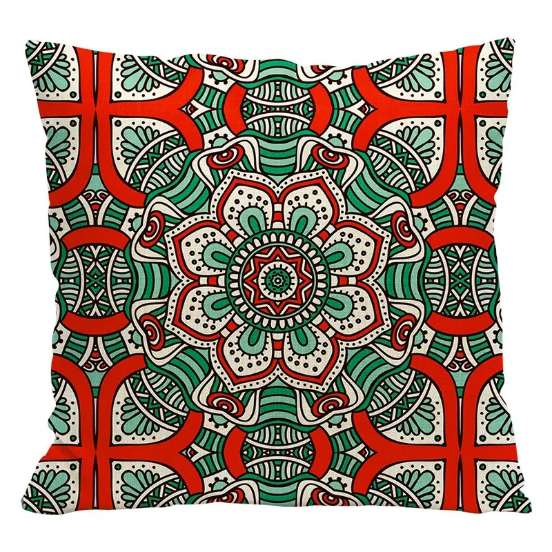 Hoomall модные рождественские украшения для дома подушка квадратная в этническом