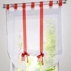 тюль для кухни Современный роман шторы закончил тюль кухонные занавески качество поднять баллон занавес окна короткое занавес для кухни