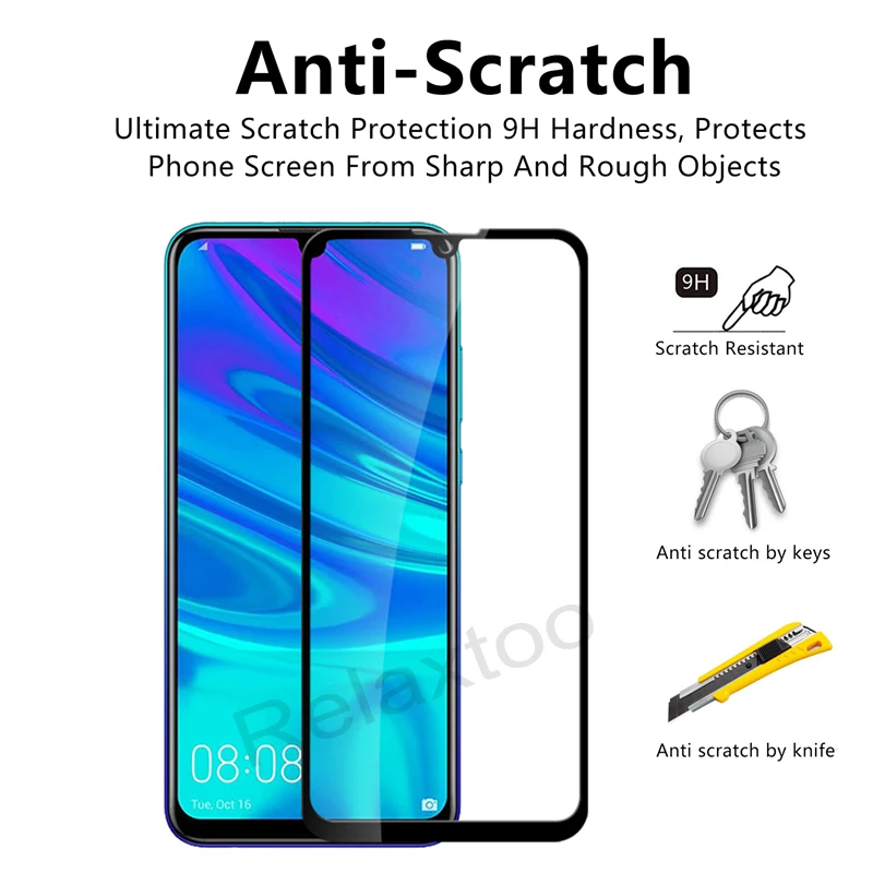 2 шт./лот Защитное стекло для Huawei P Smart 2019 закаленное Защитная пленка экрана