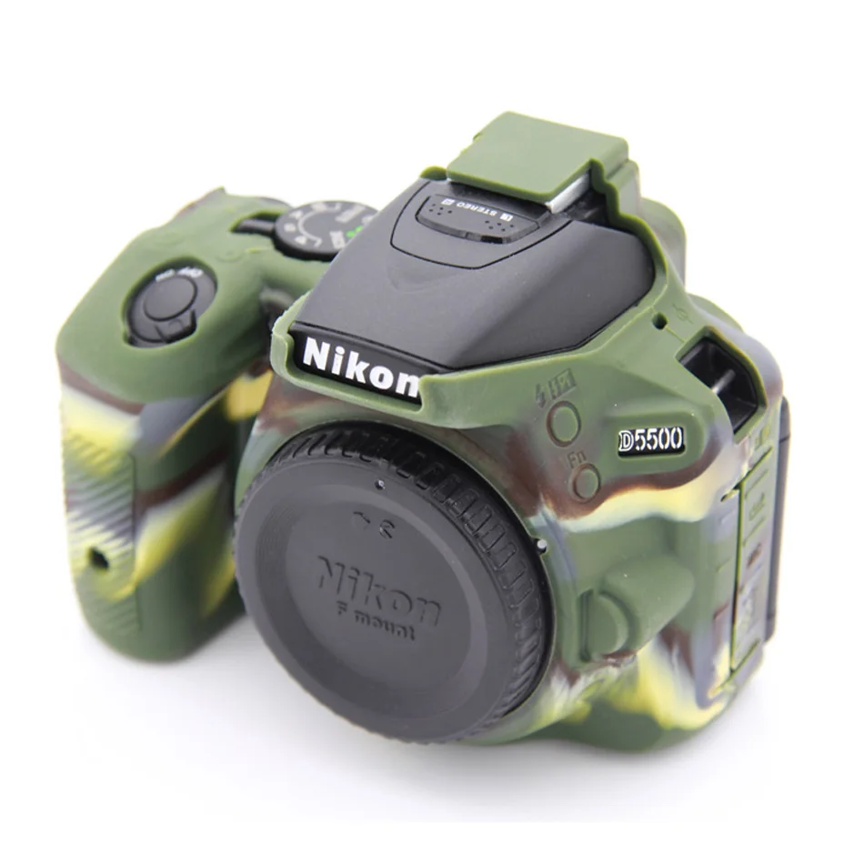 Высококачественный силиконовый чехол для камеры Nikon D5500 D5600 Dsrl мягкий резиновый
