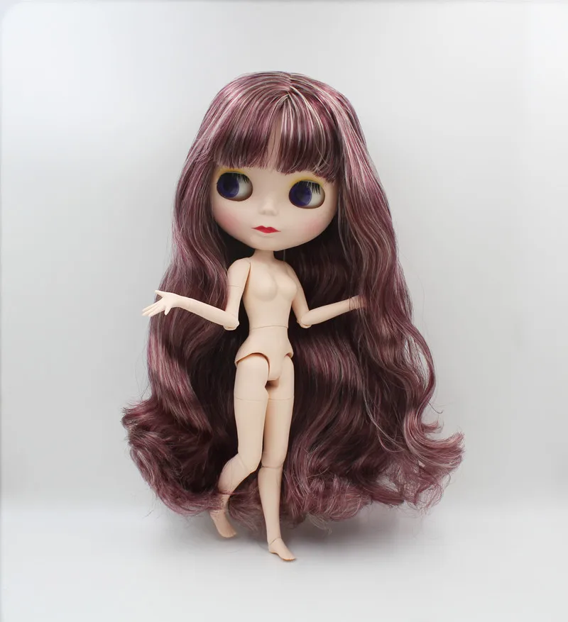 Кукла Blygirl Blyth смешанная с красочными челками и кудрявыми волосами кукла новым