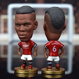 2019 Soccerwe dollsfootball stars Pogba #6 подвижные соединения Смола Модель игрушки Экшн фигурки