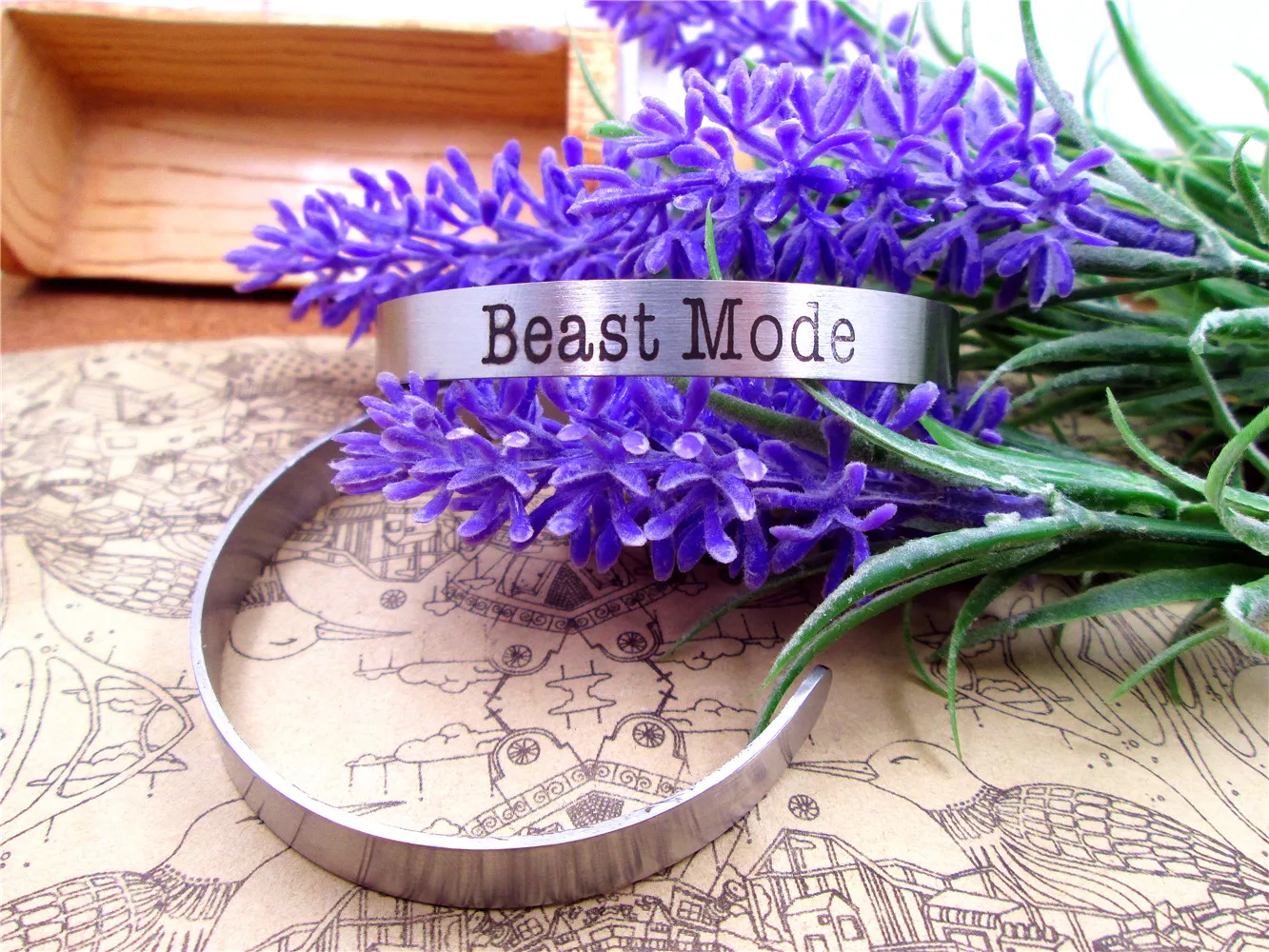 Браслет-манжета из нержавеющей стали чудовище для женщин и мужчин браслеты