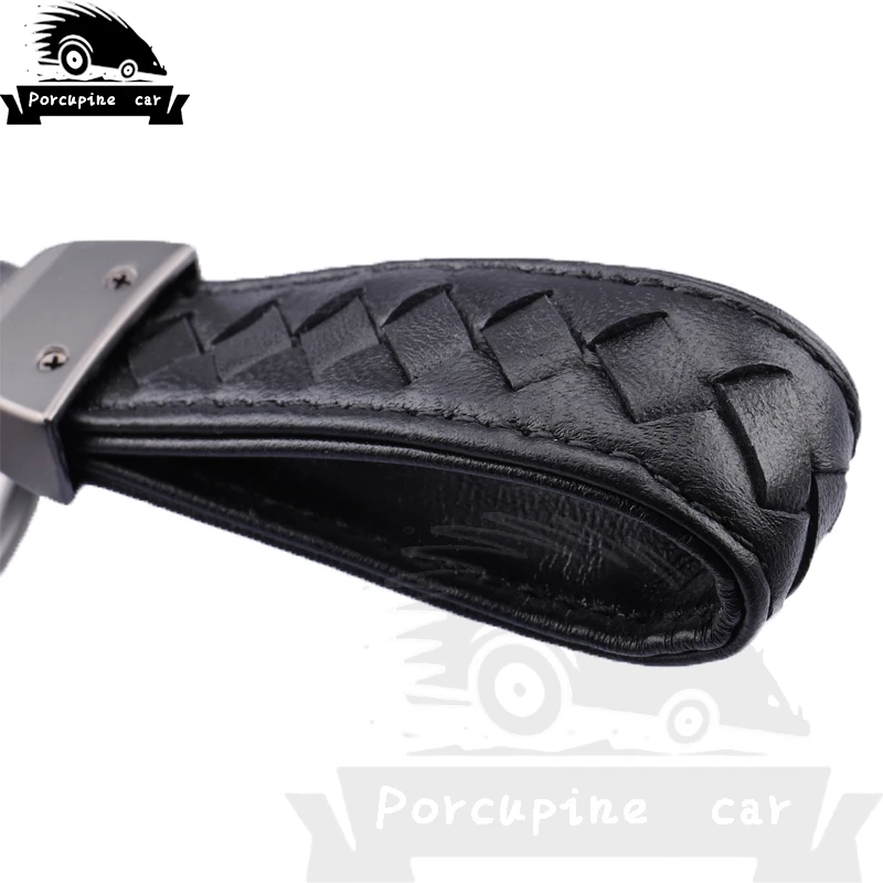 Брелок из натуральной кожи для Mercedes BMW Audi Volkswagen Chevrolet Cadillac Porsche Ferrari Toyota 3 цвета|jdm key