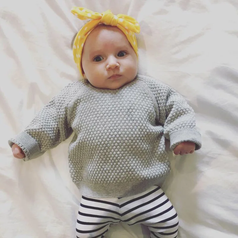 3Pcs Cute Rabbit Ear Baby Headband Neonata Bow Flower Elastic Bandanas Girls Headbands Children Turban Hair Accessories Set | Детская