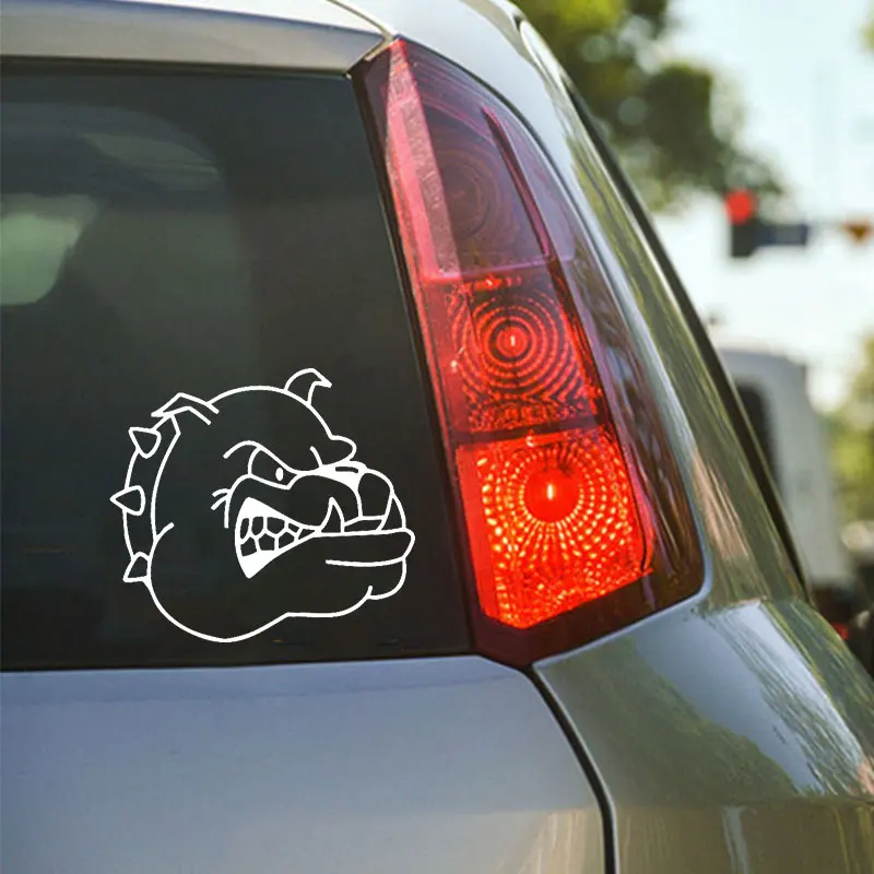 Свирепый бульдог головы автомобиля стикер бомба Водонепроницаемый смешные
