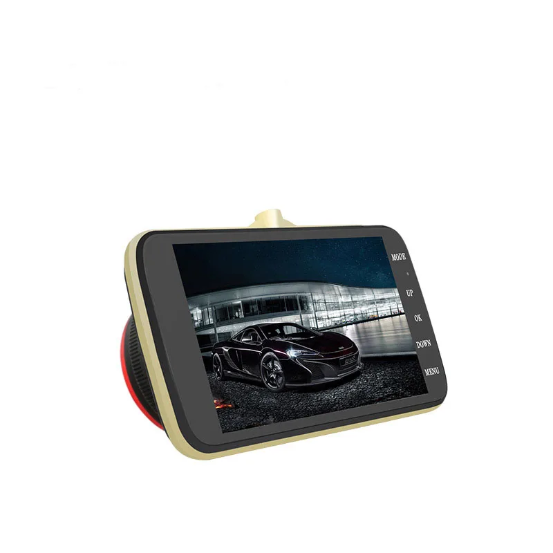 Caroad 4 дюймов Full HD 1080 P Автомобильный dvr камера 170 градусов с двумя объективами