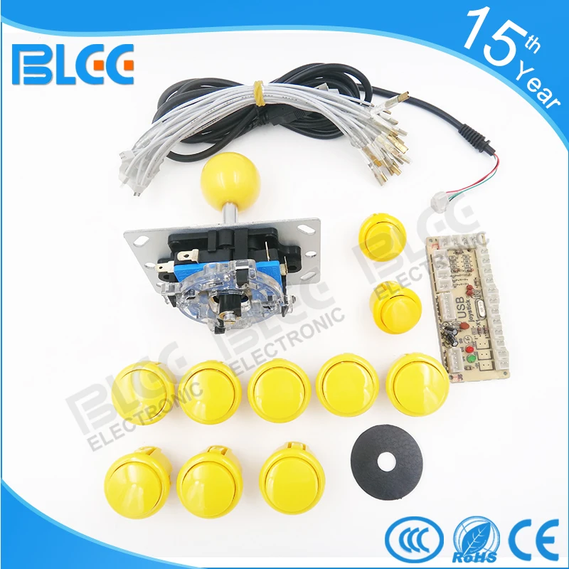 Набор аркадных игр сделай сам с нулевой задержкой USB кодировщик PC джойстик 24 мм/30