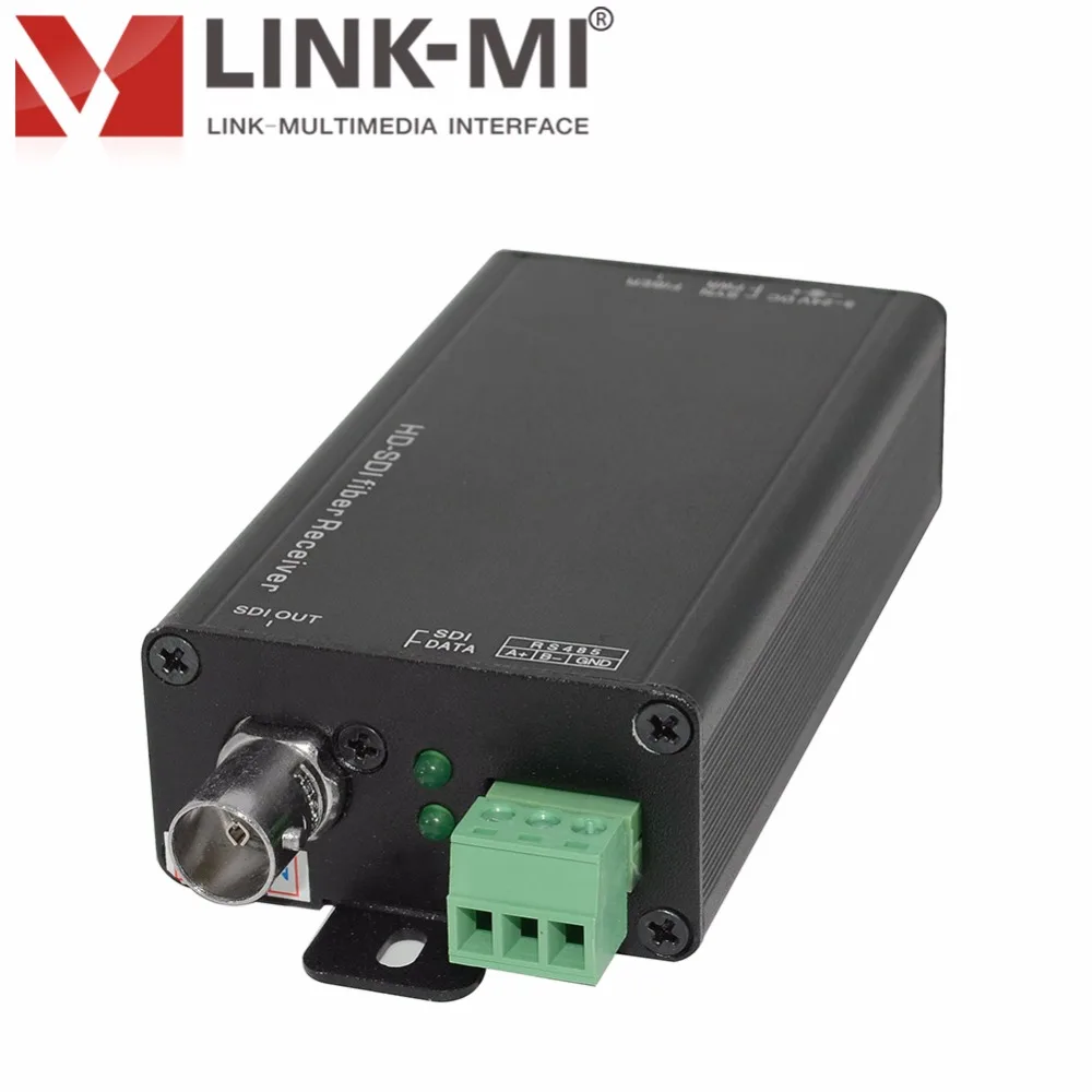LINK-MI LM-STF5801H Mini HD SDI оптоволоконный удлинитель передатчик и приемник 1 км-20 км SC