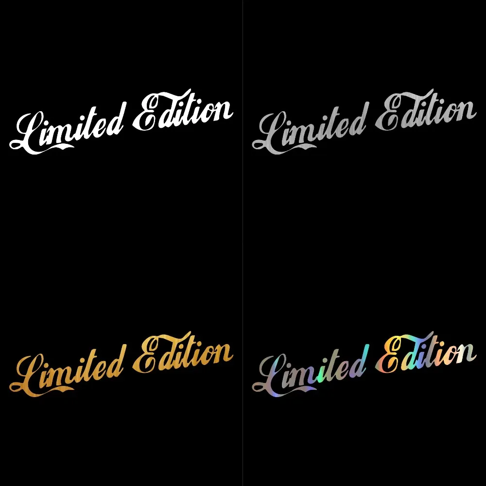 Car Window 17*5CM Vinyl Bumper Sticker Limited Edition Creative Motor Laser Stickers And Decals Styling Accessories | Автомобили и
