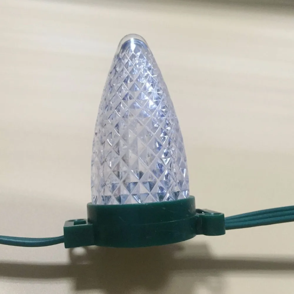 50 узлов Адресуемая светодиодная Рождественская Пиксельная гирлянда RGB WS2811 12 В