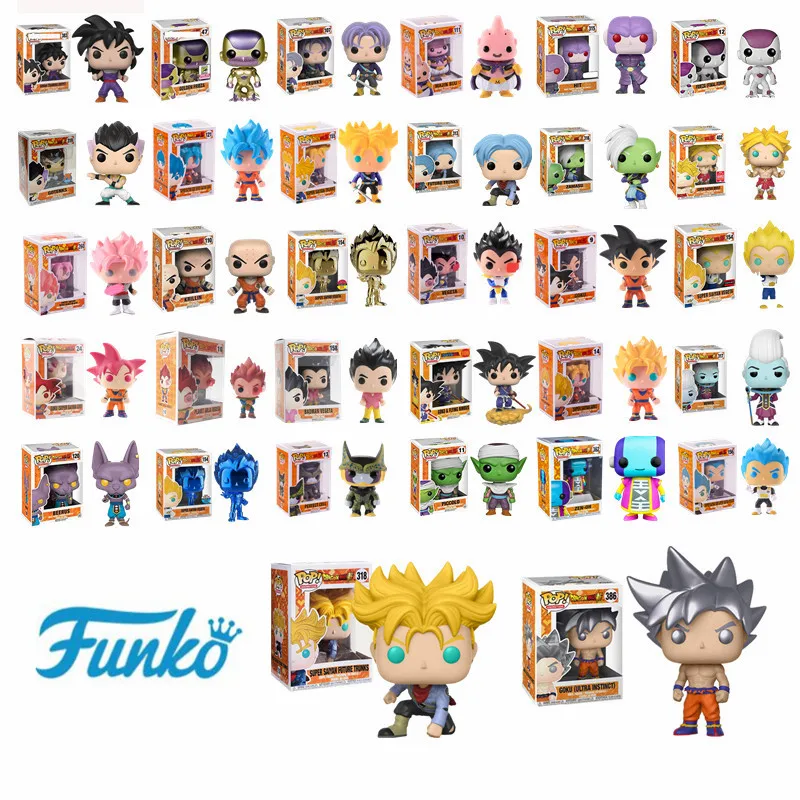 Funko Pop японское аниме Dragon Ball GOKU Golden Frieza стволы Вегета криллин модель игрушки экшн и