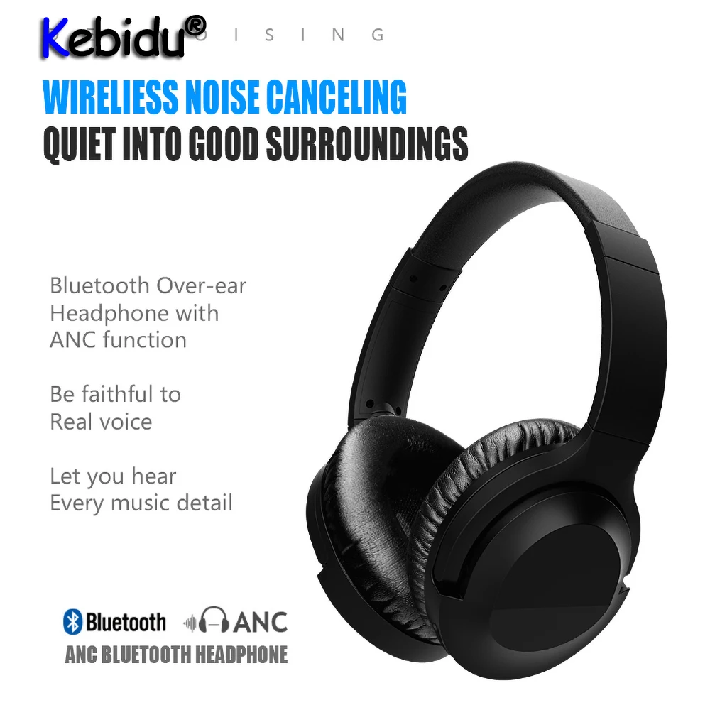 Bluetooth наушники Kebidu с активным шумоподавлением 30 часов работы|Наушники и