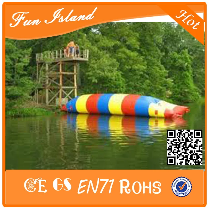 Бесплатная доставка 5x2 м самый популярный надувной водяной шарик катапульта