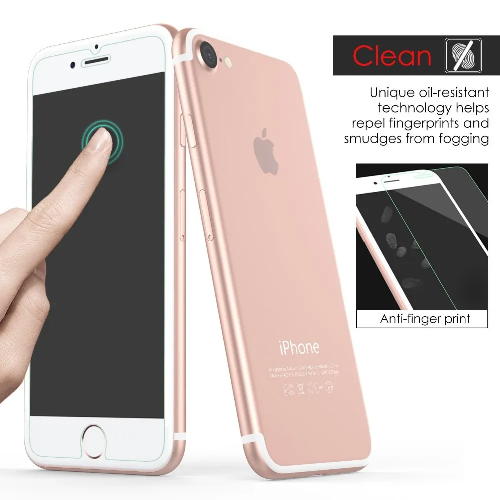 2 шт переднее + заднее закаленное стекло для iPhone 4 4S 5 5S SE 6 6s Plus 6sPlus защита заднего