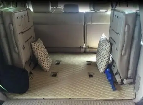 Автомобильные коврики для ног 3D роскошные кожаные автомобильные Lexus LX470 7 мест 1998