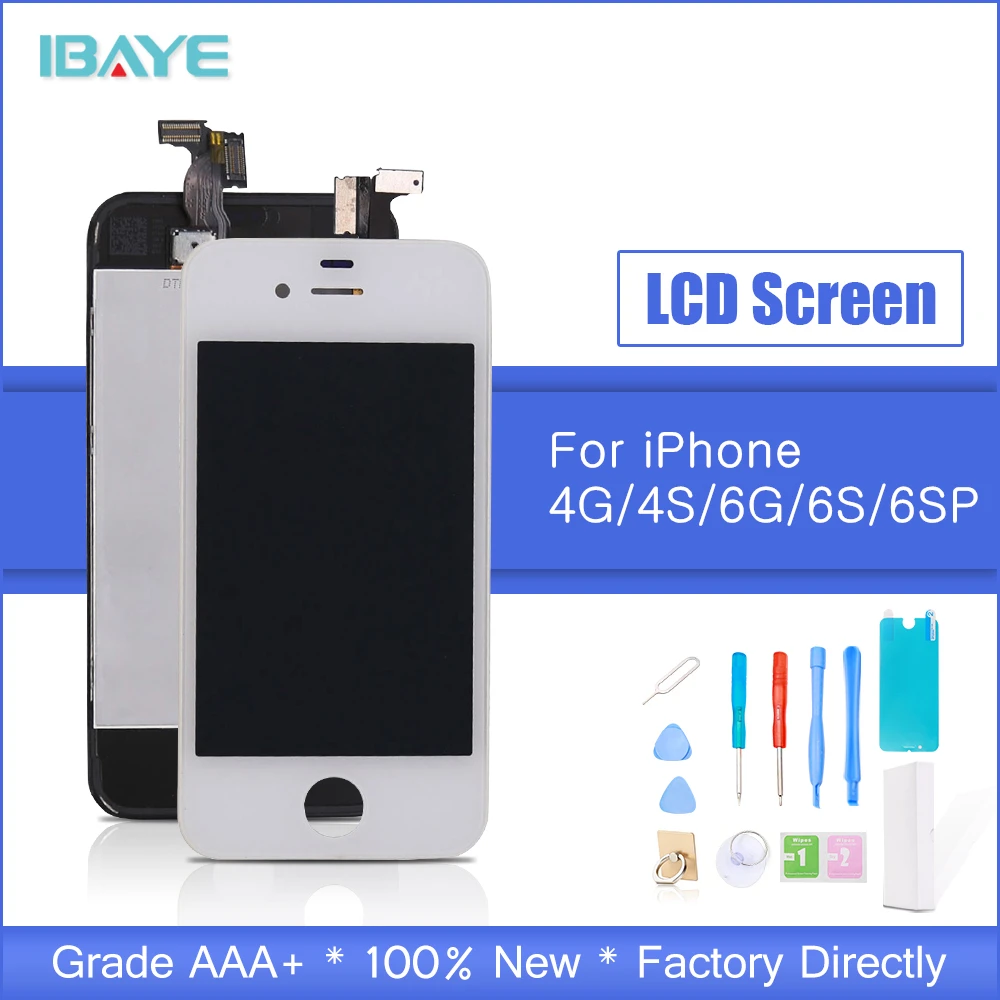 Экран для iPhone 4S экран сенсорный дигитайзер iphone4 ЖК дисплей сборка Замена черный +