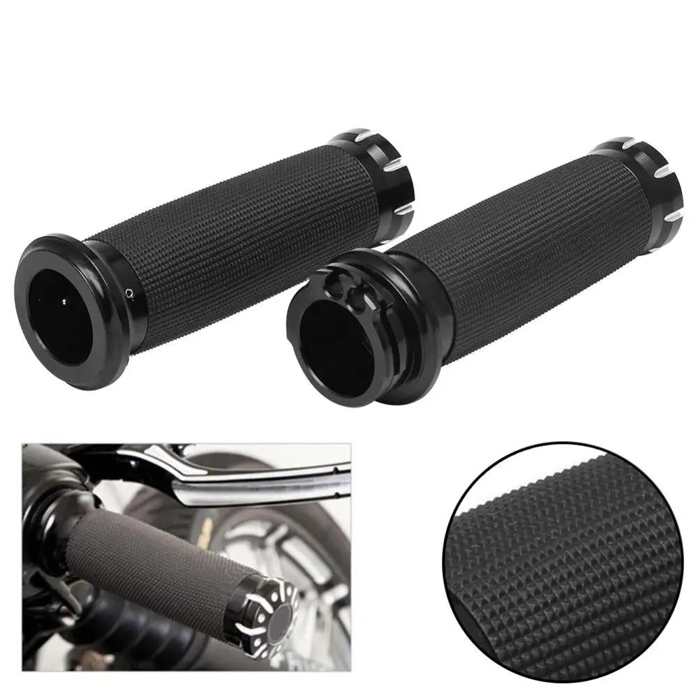 Мотоциклетные гоночные ручки 2 цветов алюминиевые подходят для Harley Sportster 883XL 1200