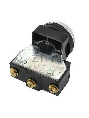 AC 300V 10A SPST 33 мм резьбы мгновенный зеленый Кнопочный