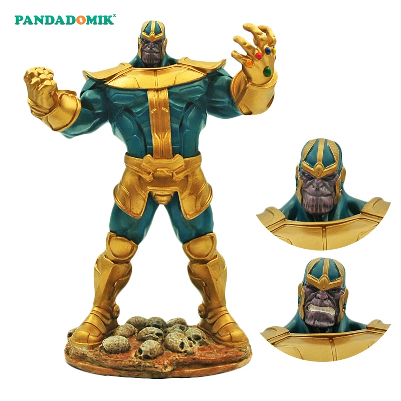 Pandadomik Thanos большой размер 33 см Смола 14 дюймов игрушечная фигурка модель Мстители