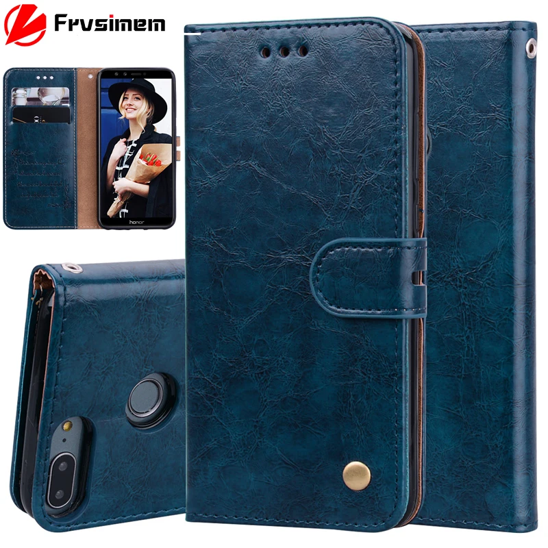 Vintage Leather Wallet Case For Huawei Honor 9 Lite 9Lite LLD-AL00 LLD-AL10 LLD-TL10 LLD-L31 Flip Soft Silicon Cover Stand |