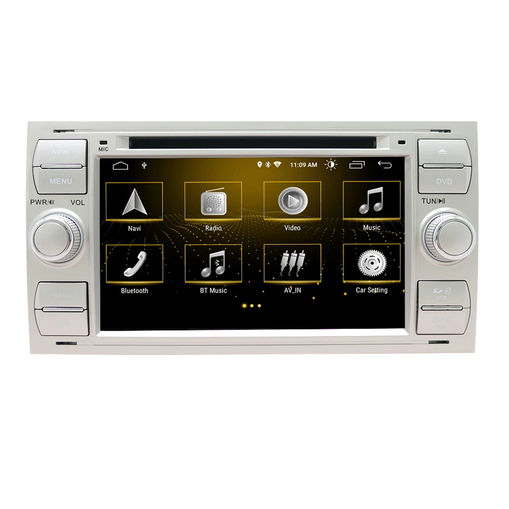 7 &quotавтомобильный dvd плеер на основе Android с GPS WIFI/BT аудио Радио стерео