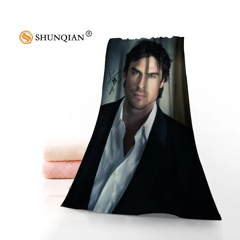 

Ian Somerhalder Towels Microfiber Bath Towels Travel,Beach,Face Towel Custom Creative Towel Size 35X75cm And 70X140cm A9.25